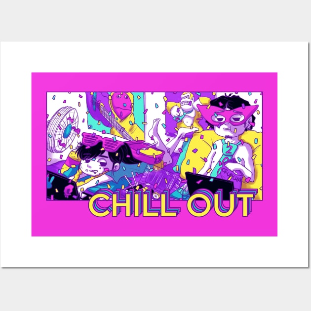 CHILL OUT - Aesthetic Wall Art by Aremia17